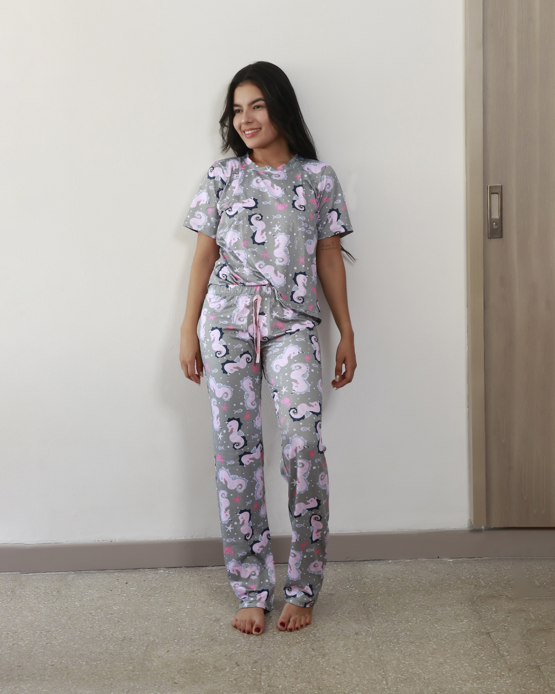 PANTALON CON BLUASA/MANGA